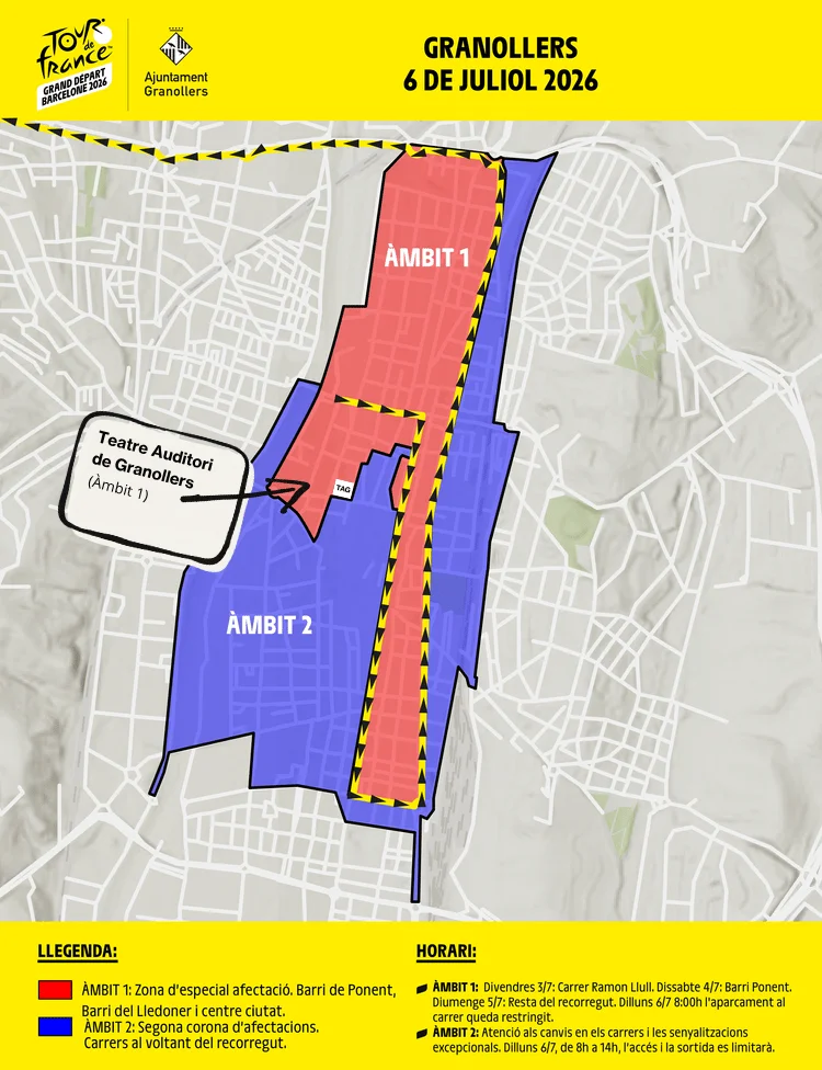 Restriccions d'aparcament (03 - 06.07.26)