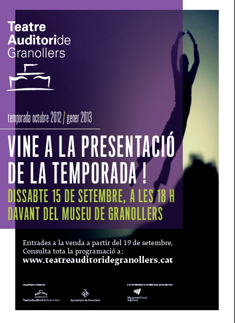 Avui el Teatre Auditori surt al carrer per presentar la nova temporada del teatre