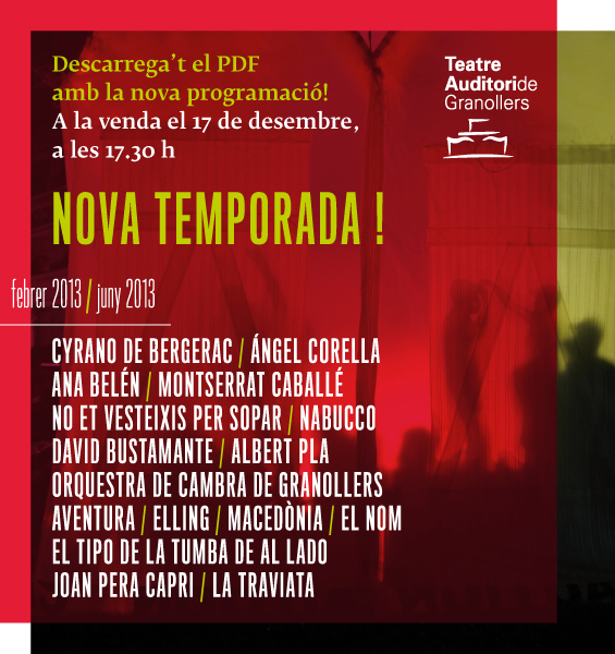 Nova temporada a la venda el dilluns 17 de desembre!