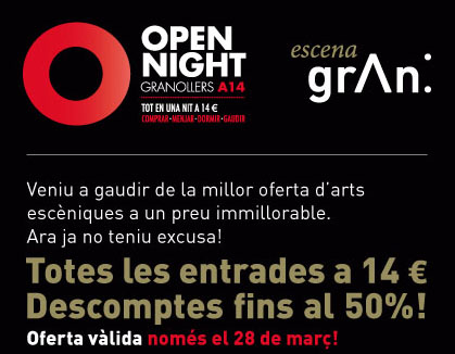 Arts escèniques al millor preu