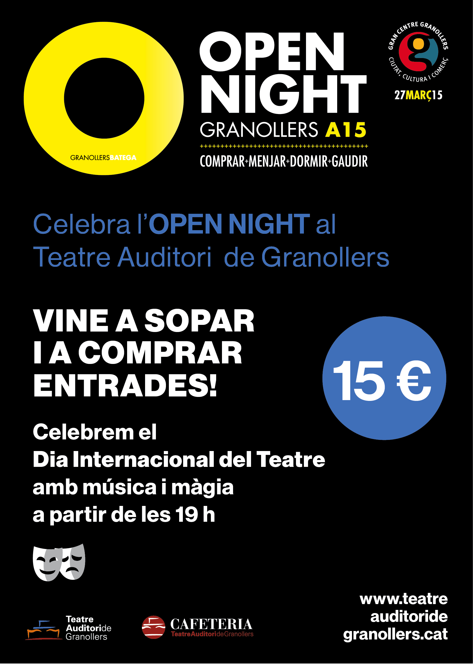 El Teatre Auditori participa a l'Open Night!