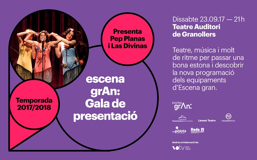Reserva la teva entrada per la Gala d'Escena grAn!