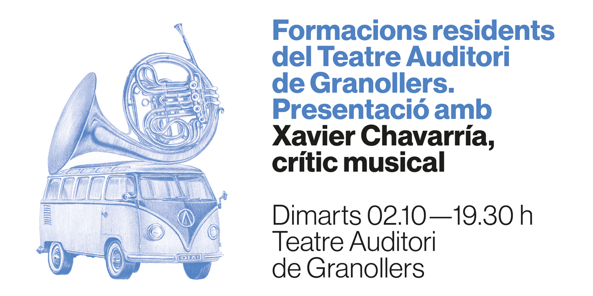 Presentació de la nova temporada de les Formacions Residents amb el crític musical Xavier Chavarria