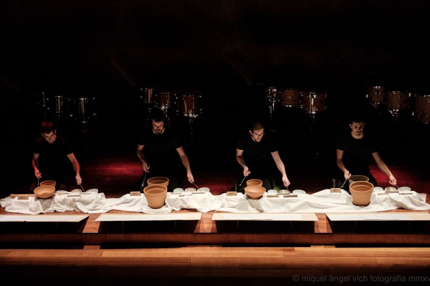 Un quartet de percussions Un quartet de percussions