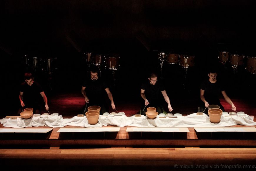 Un quartet de percussions